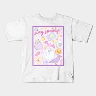 Cute Stay Spooky Season Halloween Kids T-Shirt